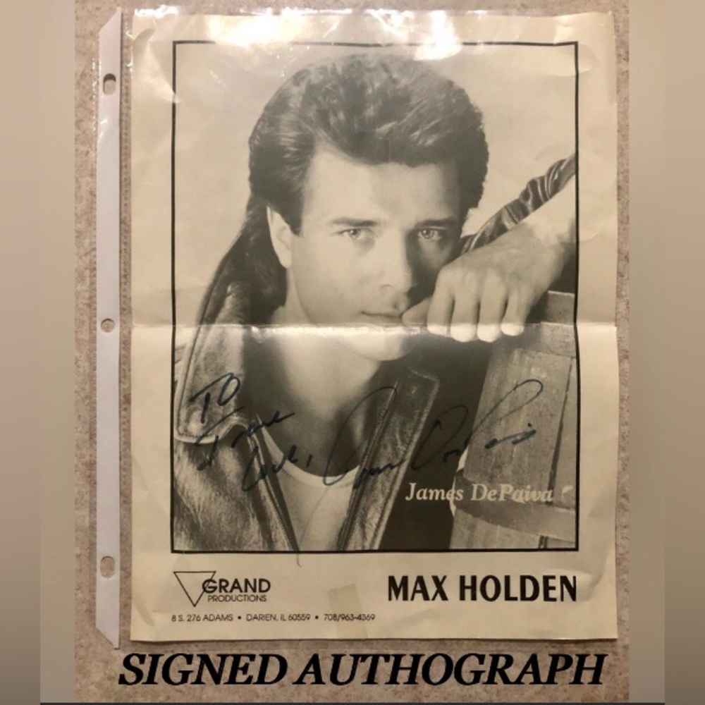 JAMES DePaiva “One Life To Live“ Soap Opera Actor signed 8x10 Autograph